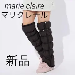 ☆新品・未使用☆マリクレール　ゴルフ　レッグウォーマー　ダウン　ブラック