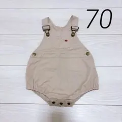 【新品未使用】POLO Baby ベージュロンパース 70サイズ
