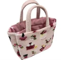 フェイラー　花柄トートバッグ ピンク