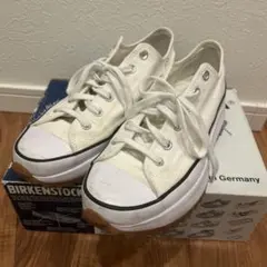 希少　コンバース　ランスターハイク　26.5cm 中古　白　converse