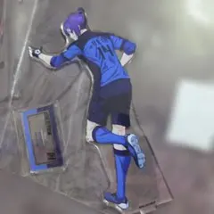 ブルーロック 玲王 戦う背中 雨 BIGアクリルスタンド