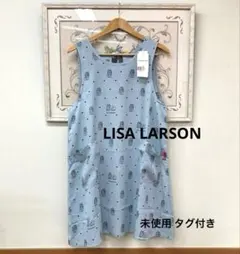 新品タグ付 リサラーソン エプロン シーブとソフィアドット ブルーのサムネイル