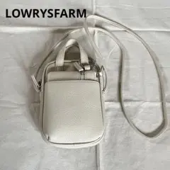 LOWRYSFARM お財布ミニショルダーバッグ アイボリー ローリーズファーム