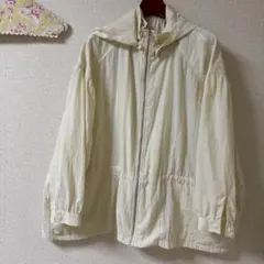 Find Out フード付きジャケットアイボリー