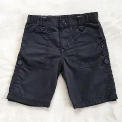 COMME CA ISM黒 ハーフパンツ