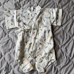 ベビー甚平 ロンパース トンボ柄