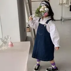 デニム サロペット