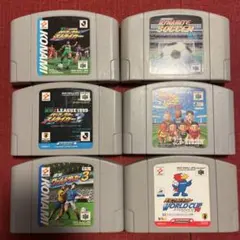ニンテンドー64ソフト６本セット⑤(動作未確認のジャンク品)