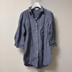 niko and :七分袖 薄手ロングシャツ
