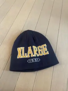 XLARGE ネイビー ニット帽 ワンサイズ