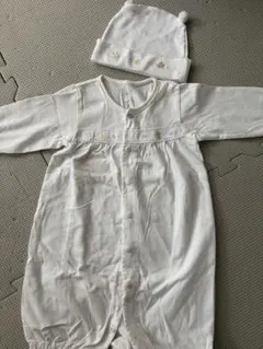 familiar　ロンパース　ベビードレス　新生児　50　60　日本製