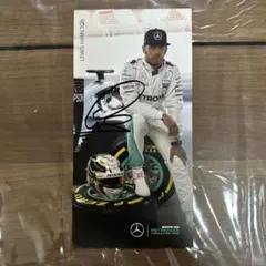 証拠ありフェラーリ　ルイスハミルトン　サイン色紙 証拠ありフェラーリ ルイスハミルトン サイン色紙