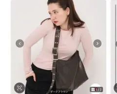 TINA:JOJUN ダブル バックルバッグ【美品】