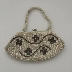 パールビーズバッグ アンティーク 結婚式　成人式 お宮参り 七五三 パーティー