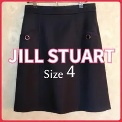 ジルスチュアート フォーマル スカート ポケット ネイビー