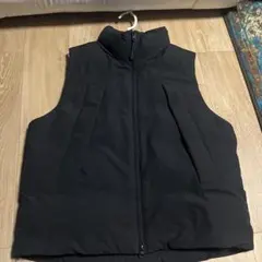 GU ブラック ジップアップベスト M