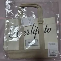 Herlipto ハリプ トートバッグ White 新宿ルミネ2限定品 - メルカリ