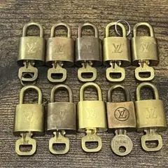 【鍵付き！即日発送！】ルイヴィトン カデナ 南京錠 パドロック 10点まとめ