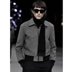 CELINE 19AW クリスタル ツイードジャケット 44 ブルゾンのサムネイル