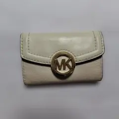 MICHAEL KORS キーケース アイボリー シンプル 可愛い