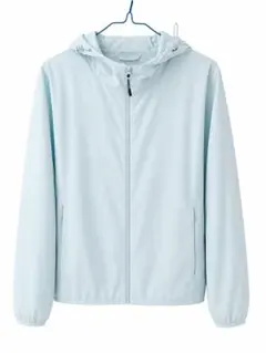 UNIQLO ポケッタブルUVカットパーカ ライトブルー Sサイズのサムネイル