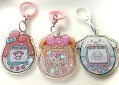 【3個セット】めじるしマーカー アンブレラマーカー サンリオ アクリル4cm