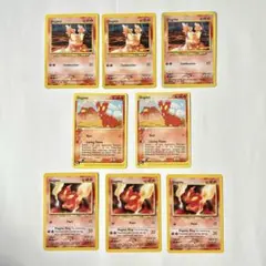 マグマッグ Slugma 英語版 ポケモンカード 初期 8枚セット まとめ売りのサムネイル