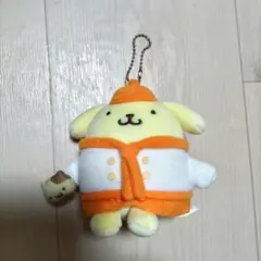 Sanrio ポムポムプリン コック シェフ レトロ キーホルダー