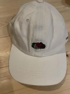 フルーツオブザルーム　ホワイト ベースボールキャップ 果物刺繍