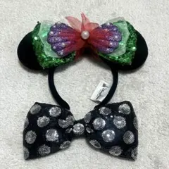 ディズニー カチューシャ アリエル　リボン付け替え可能　海外ディズニー