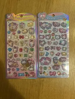 うるちゅるポップシール　フワフワらびちゃん　まじかるみゅーちゃん