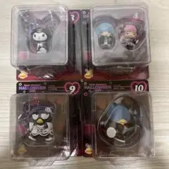 新品★サンリオ　ハロウィン　2024 フィギュア4点セット★ハッピーくじ★