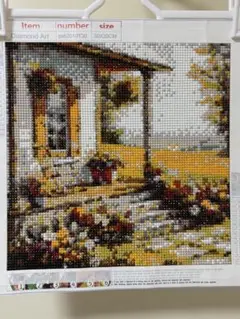 ダイヤモンドアート完成品　約25×25（余白含まず）