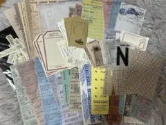 紙物　コラージュ素材