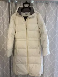 adidas レディース ロングコート L ホワイト