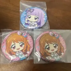 【アイカツ】アイカツ！✕プリパラ　あそーと　缶バッジ　大空あかり&氷上スミレ