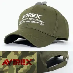 アビレックス ローキャップ 帽子 カーキ AVIREX 14534000-35