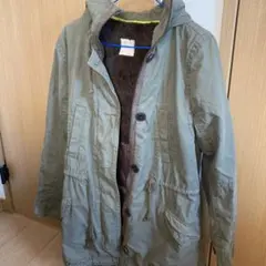 GAP オリーブ色 フリース裏地 モッズコート Sサイズ