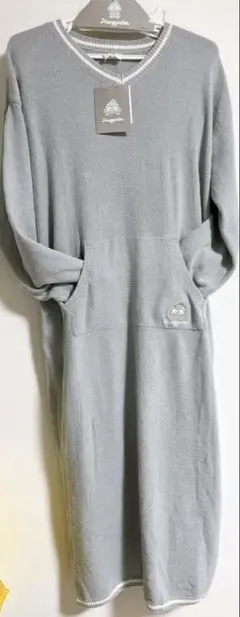 ハンギョドン ワンピース ニット サンリオ キャラクターズ リラクシング M