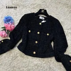 ✨新品未使用✨Louere ファンシーラメツイードショートジャケット　Sサイズのサムネイル