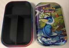 ポケモン海外限定【ミニ缶】仕切り付きダメカンケース【シャワーズ＆イーブイの尾】