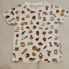 グラニフ Tシャツ 110cm 襟元にふぐのサムネイル