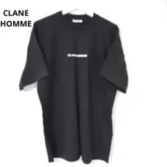 【クラネ　オム】ロゴ　Ｔシャツ　カットソー　ブラック　ルームウェア　リラックスのサムネイル