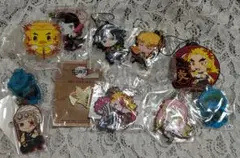 鬼滅の刃 まとめ売り アクリルキーホルダー ラバーストラップ 11個 セット