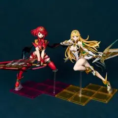 ゼノブレイド ヒカリ ホムラ 2体セット PVC フィギュア