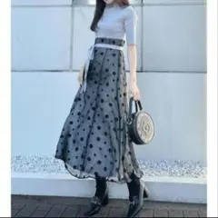 美品】JENNE パリジェンヌリッチボリュームスカート ドット - メルカリ