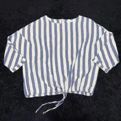 マ*キ様 soulberry ストライプ柄 五分袖シャツ Mサイズ