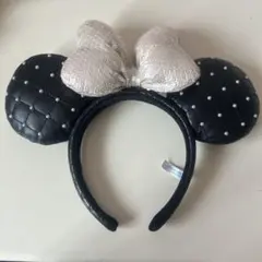 ミニー 黒白 カチューシャ