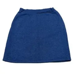 美品✨UNIQLO KIDS 裏起毛 スカート ネイビー 150 秋冬に暖かい
