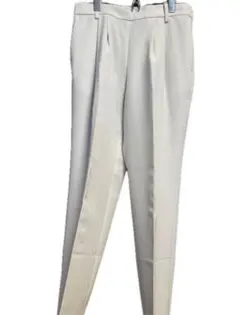 美品　センタープレス スラックスパンツ グレージュ